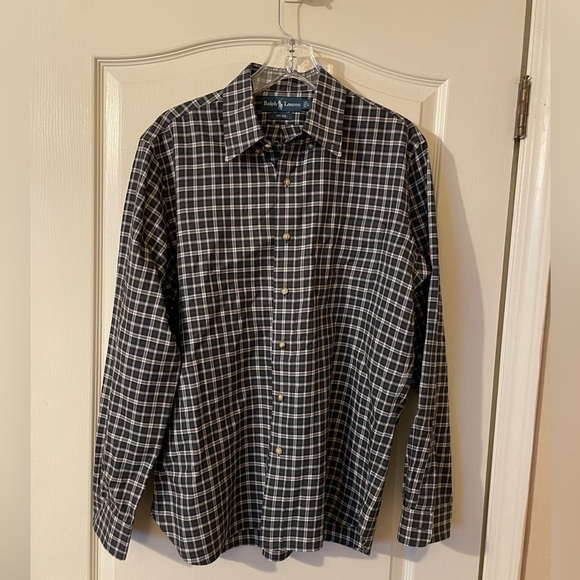 Ralph Lauren Other - Ralph Lauren 120s 2-Ply Long Sleeve Button Down Christmas Plaid Shirt Size L